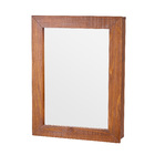 Espelheira para Banheiro de Sobrepor com 1 Porta 85x65x17,4cm Mogno Natural Inova P&C Artemobili