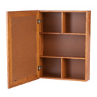 Espelheira para Banheiro de Sobrepor com 1 Porta 85x65x17,4cm Mogno Natural Inova P&C Artemobili