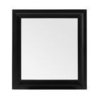 Espelheira para Banheiro de Sobrepor 85x80x3,2cm Preto Rivier P&C Artemobili