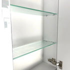 Espelheira para Banheiro de Sobrepor 65x75x18cm Grafite Jazz Mazzu