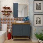 Espelheira para Banheiro de Sobrepor Petróelo Nórdic Mazzu