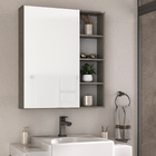 Espelheira para Banheiro Flex Grigio 77x65x14cm Fabribam
