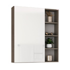 Espelheira para Banheiro Flex Grigio 77x65x14cm Fabribam