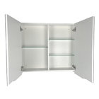 Espelheira para Banheiro Jazz Branca 65x75x18cm Mazzu