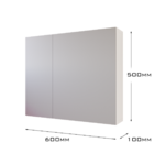 Espelheira Para Banheiro Klein Branco