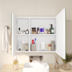 Espelheira Para Banheiro Klein Branco