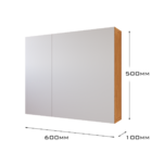 Espelheira Para Banheiro Klein Freijó