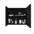 Espelheira Para Banheiro Klein Preto