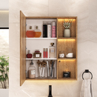 Espelheira para Banheiro com LED Sophia Catedral 77,9x65,5x16,6cm Fabribam