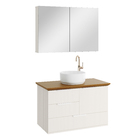 Espelheira para Banheiro Life Branca 56x80x14 Astral Design