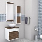 Espelheira para Banheiro Modena 100x31x16cm Terracota  Darabas Agardi