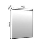 Espelheira Para Banheiro Painel Preto Bosi