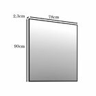 Espelheira Para Banheiro Painel Preto Bosi