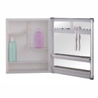 Espelheira Para Banheiro Sobrepor E Embutir 1 Porta 36x10x45c