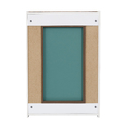 Espelheira para Banheiro Madeira Terracota 87x60x13cm Sobrepor Da Vinci Darabas Agardi