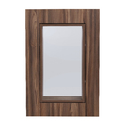 Espelheira para Banheiro Madeira Terracota 87x60x13cm Sobrepor Da Vinci Darabas Agardi