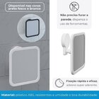 Espelheira Para Decoração Com Adesivo Astra Branco