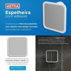 Espelheira Para Decoração Com Adesivo Astra Branco