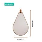 Espelheira Para Decoração De Banheiro, Quarto, Sala, Escritór