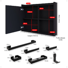 Espelheira Suspensa Armário Banheiro Prateleira Organizadora