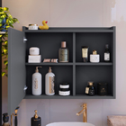 Espelheira Suspensa Armário Banheiro Prateleira Organizadora