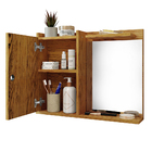 Espelheira Suspensa Madri Armário Parede Armarinho Banheiro P