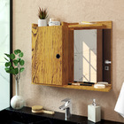 Espelheira Suspensa Madri Armário Parede Armarinho Banheiro P