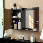 Espelheira Suspensa Madri Armário Parede Armarinho Banheiro P