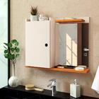 Espelheira Suspensa Madri Armário Parede Armarinho Banheiro P