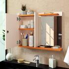 Espelheira Suspensa Madri Armário Parede Armarinho Banheiro P