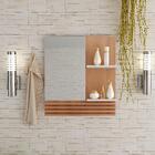 Espelheira Suspensa Para Banheiro Bn3614 Tecno Mobili