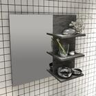 Espelheira Suspensa Para Banheiro Mármore Lunar