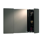 Espelheira Vidro Prata 49x73cm H.Chebli