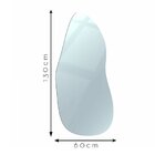 Espelho 130x60cm Multiuso Orgânico Lapidado Pendurador Led In