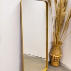 Espelho 150x60 Moldura Metal Dourado Real