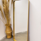 Espelho 150x60 Moldura Metal Dourado Real