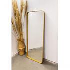 Espelho 150x60 Moldura Metal Dourado Real