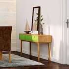 Espelho 38x83 Moldura 4cm Reta Tabaco