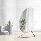 Espelho 39cm Circle Mesa Rosa