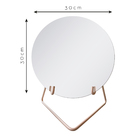 Espelho 39cm Circle Mesa Rosa