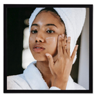 Espelho 40cm Quadrado Preto