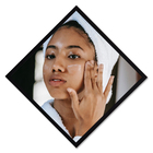 Espelho 40cm Quadrado Preto