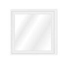 Espelho 40cm X 40cm Elegant Tropical Artes Branco