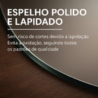 Espelho 40cmx35cm Organico E02 Incolor