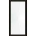 Espelho 48x98 Moldura 4cm Reta Preta