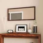 Espelho 48x98 Moldura 4cm Reta Tabaco