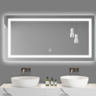 Espelho 4mm 100x60 desembaçador 110v Led 3 tons Frio Neutro E