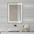 Espelho 4mm 50x100 Led 3 Cor Fria Neutra Quente Banheiro Reta