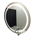 Espelho 4mm 70 cm led 3 cores frio neutro e quente moldura do