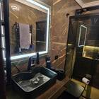 Espelho 4mm 90x70Cm Led 3 Cores Temperaturas Frio Neutro E Qu